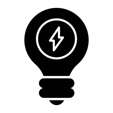 An icon design of idea energy 