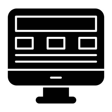 Trendy design icon of system design 