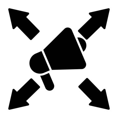 Modern design icon of marketing directions 