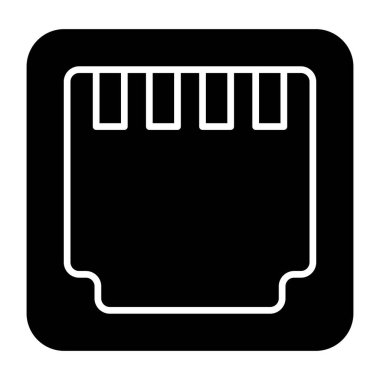 Premium download icon of Ethernet port 
