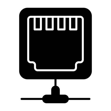 Premium download icon of Ethernet port 