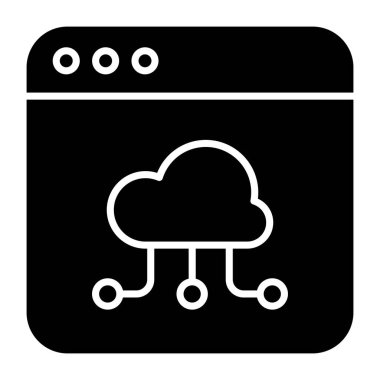 Bulut ağının en iyi indirme simgesi