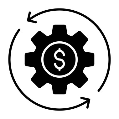 A premium download icon of financial management 