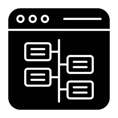 Solid design of the flowchart 