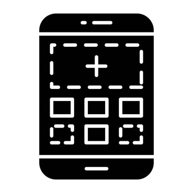 Unique design icon of mobile apps