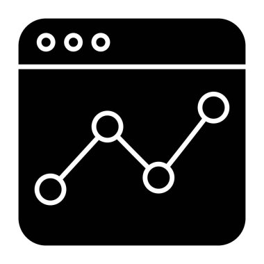 Trendy design icon of online data 