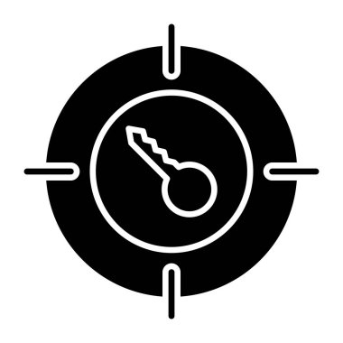 An icon design of target keyword 