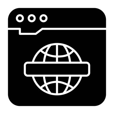 Web tarayıcısının premimium indirme simgesi 