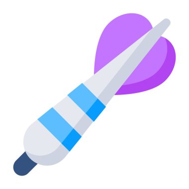 Dart iğnesinin modern tasarım simgesi