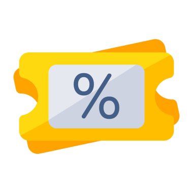 Modern design icon of discount cards