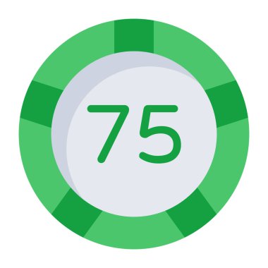 Kumarhanenin renkli tasarım simgesi