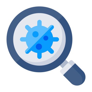 Premium download icon of search bacteria 