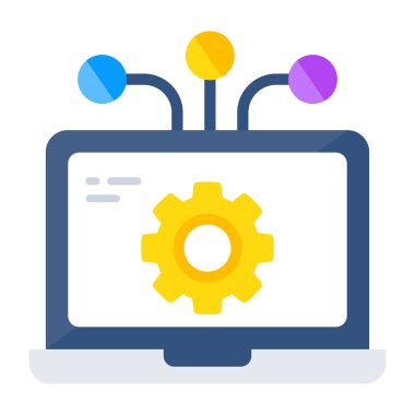 Sistem ayarlarının premimium indirme simgesi 