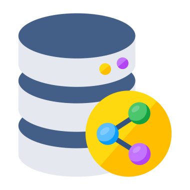 Modern design icon of server share