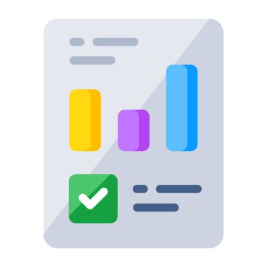 İş raporunun moda tasarım simgesi