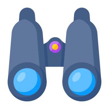 A unique design icon of binoculars 
