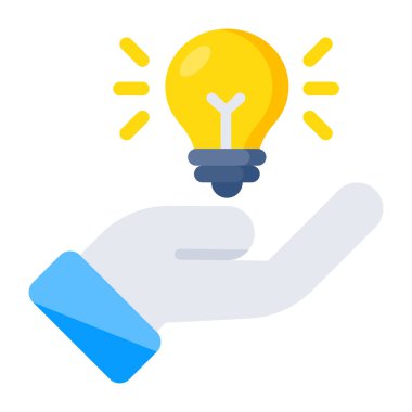 Yaratıcı fikrin düzenlenebilir tasarım simgesi