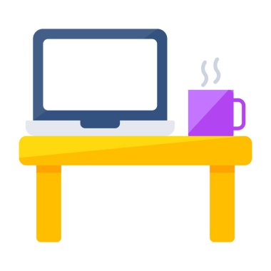 Perfect design icon of workplace 