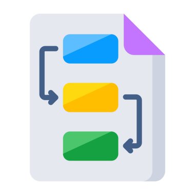 Unique design icon of hierarchy 