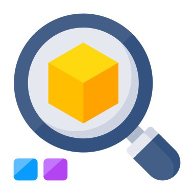 Modern design icon of package analysis 