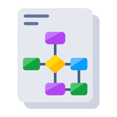 Unique design icon of hierarchy 