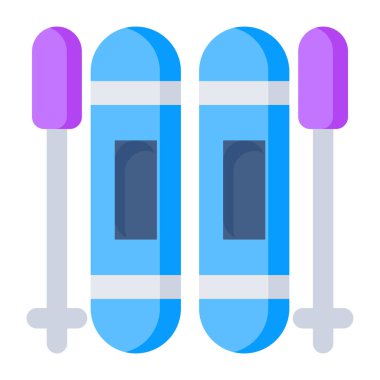 An icon design of ski accessory 