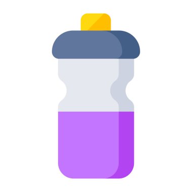 Düzenlenebilir bir su şişesi tasarımı simgesi