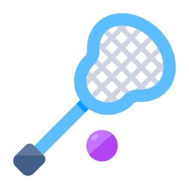 Uzun tenis için mükemmel bir tasarım ikonu. 