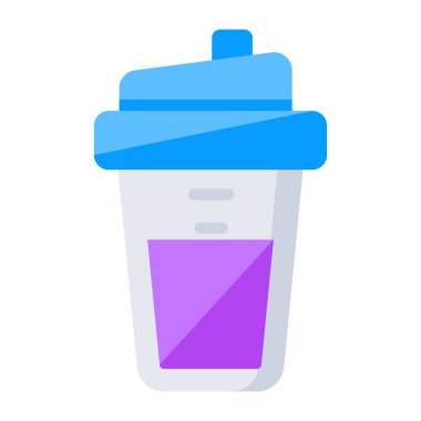 Düzenlenebilir bir paket içecek tasarımı simgesi 