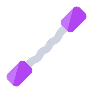 Modern design icon of stretched spring 