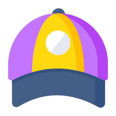 Unique design icon of p cap