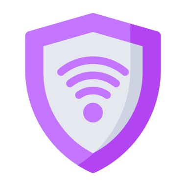 An icon design of internet security 