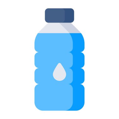 Su şişesinin mükemmel tasarım simgesi