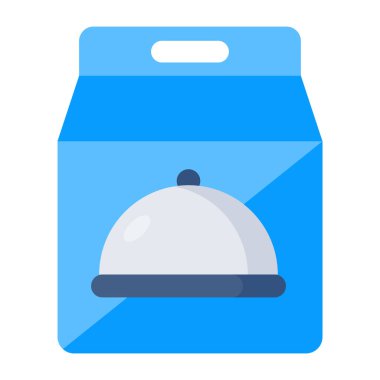 An icon design of food packet 