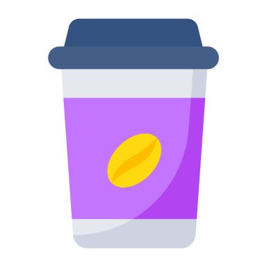 Kahve fincanının düzenlenebilir tasarım simgesi