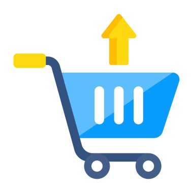 Sepet simgesinden kaldır, düzenlenebilir vektör