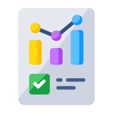 Perfect design icon of business report 
