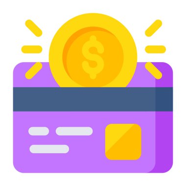 ATM kartının premimium indirme simgesi