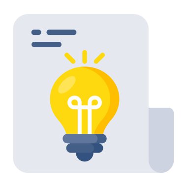 Modern design icon of creative paper 