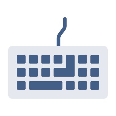 Editable design icon of keyboard 