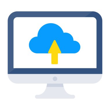Premium download icon of cloud upload 