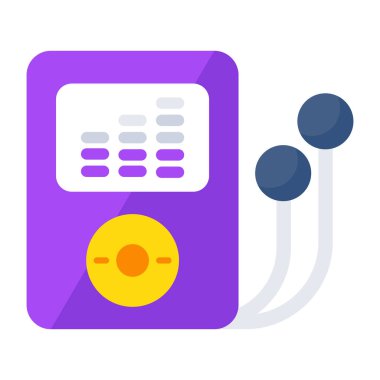 Vector design of mp3 player 