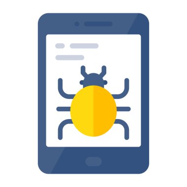 Mobil hatanın modern tasarım simgesi 