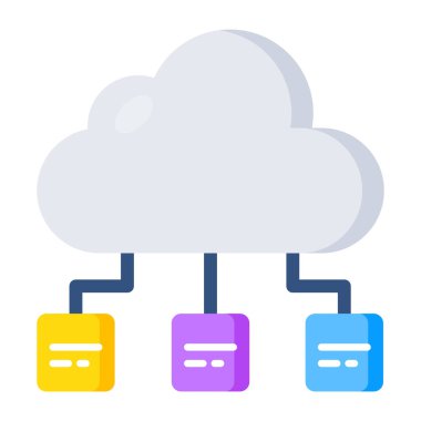 Bulut ağının en iyi indirme simgesi