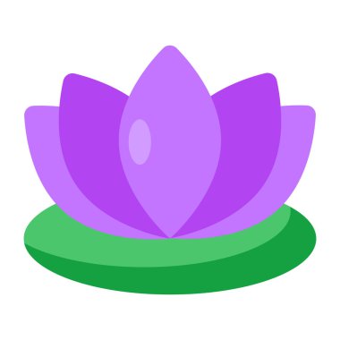 Çiçeğin güzel bir tasarım simgesi 