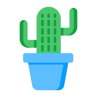 A unique design icon of indoor plant 