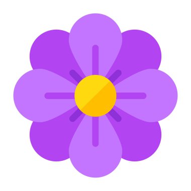 Çiçeğin güzel bir tasarım simgesi 