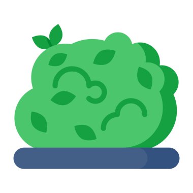 A unique design icon of indoor plant 