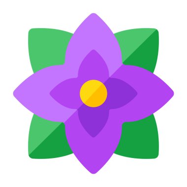 Çiçeğin güzel bir tasarım simgesi 