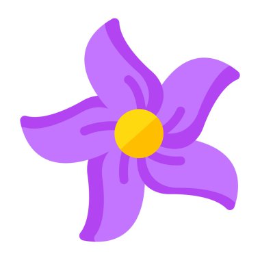 Çiçeğin güzel bir tasarım simgesi 